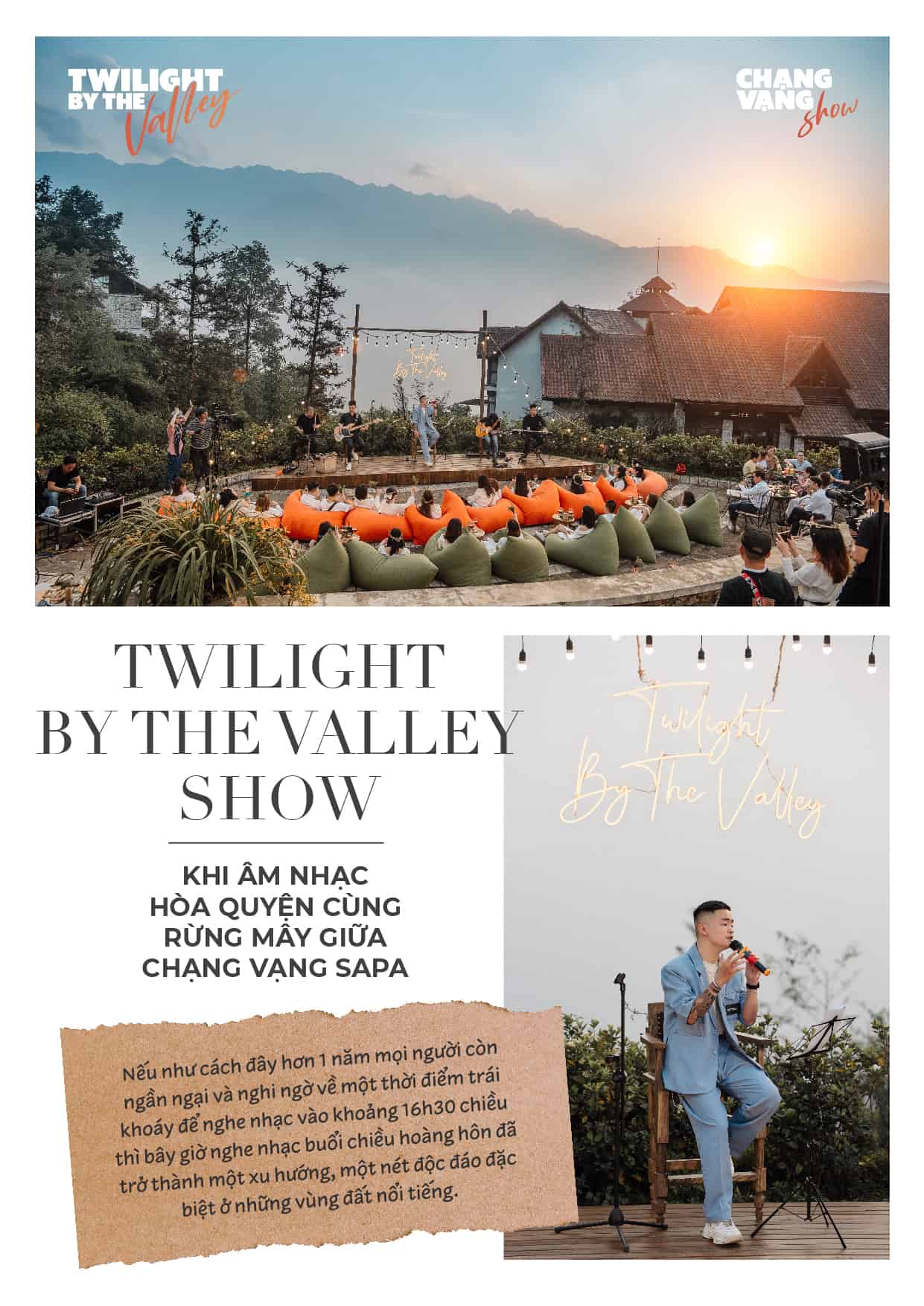 Twilight by the valley show – Khi âm nhạc hoà quyện cùng rừng mây giữa chạng vạng Sapa