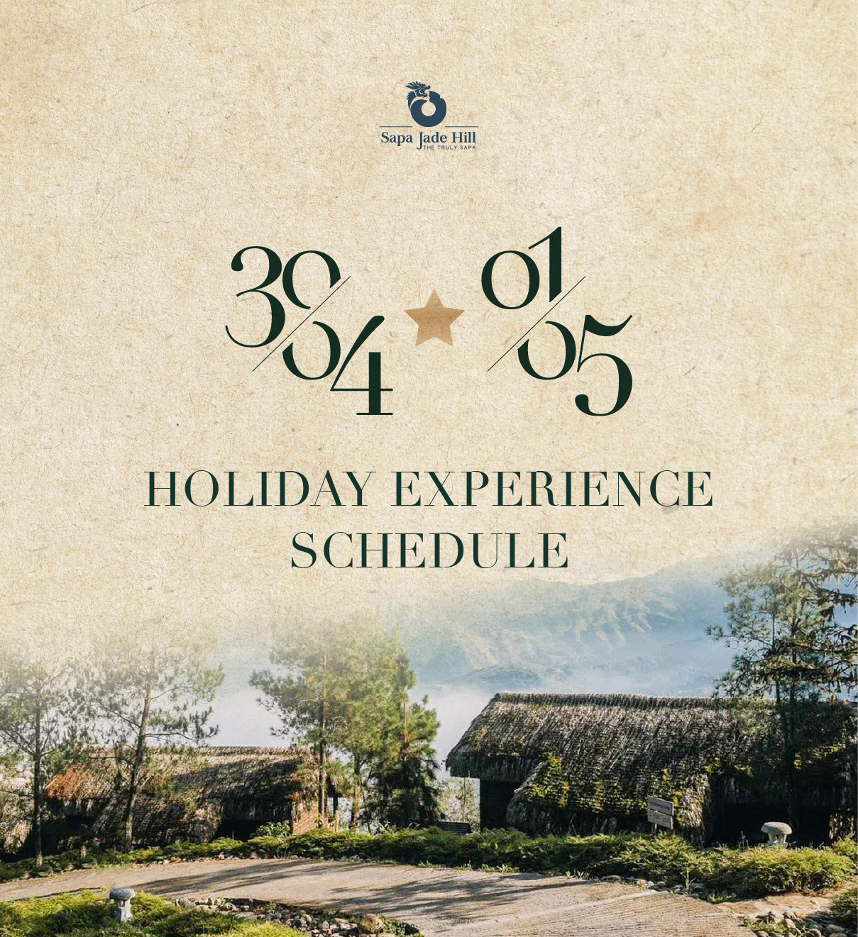 Lịch trình trải nghiệm dịp Lễ 30/4 – 1/5