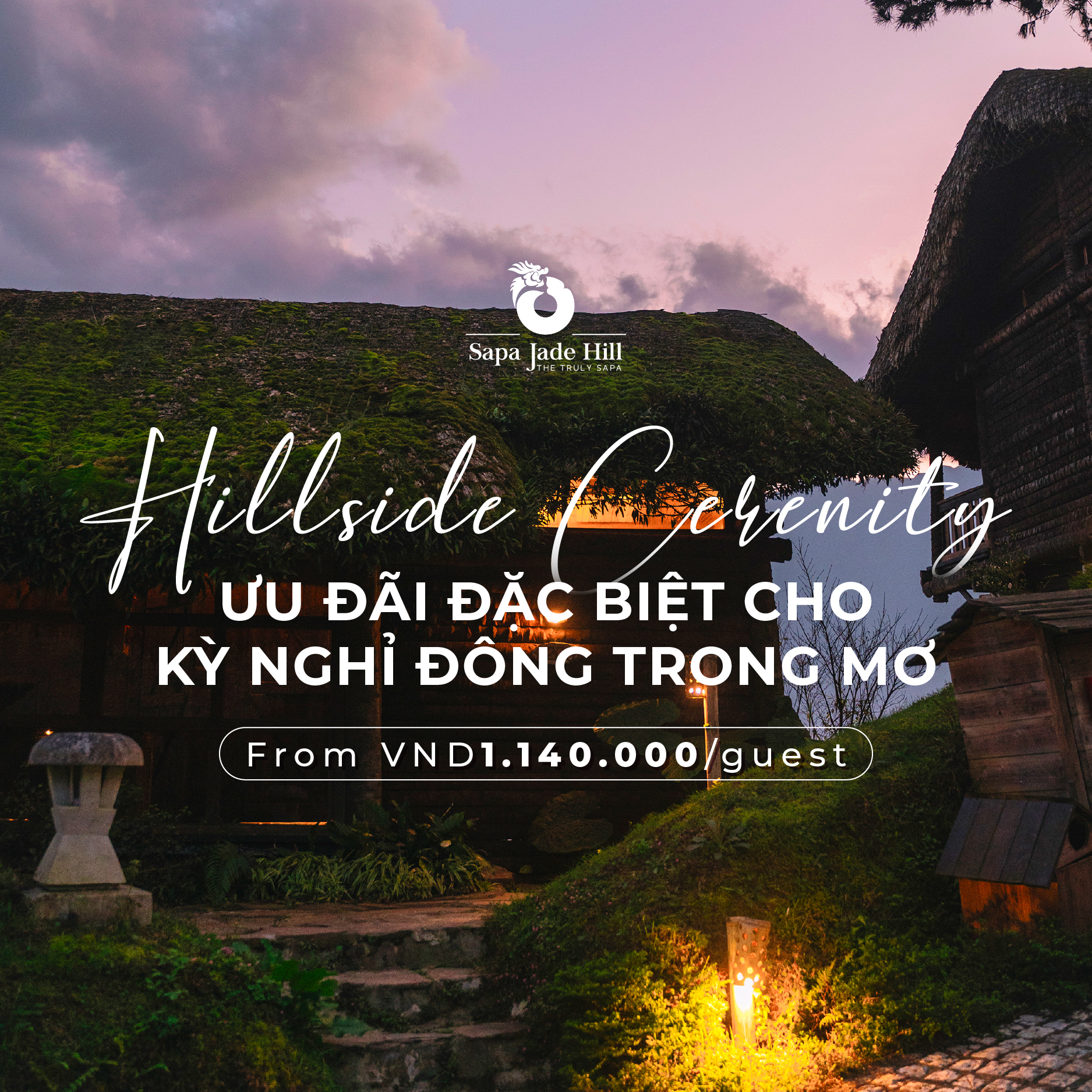 Hillside Serenity – ƯU ĐÃI ĐẶC BIỆT CHO KỲ NGHỈ ĐÔNG TRONG MƠ